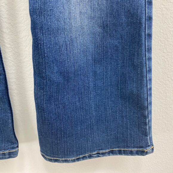 Jet Set Motherhood Maternity Jeans Small Full Belly Panel Pullon Flared Low Rise - Picture 13 of 16